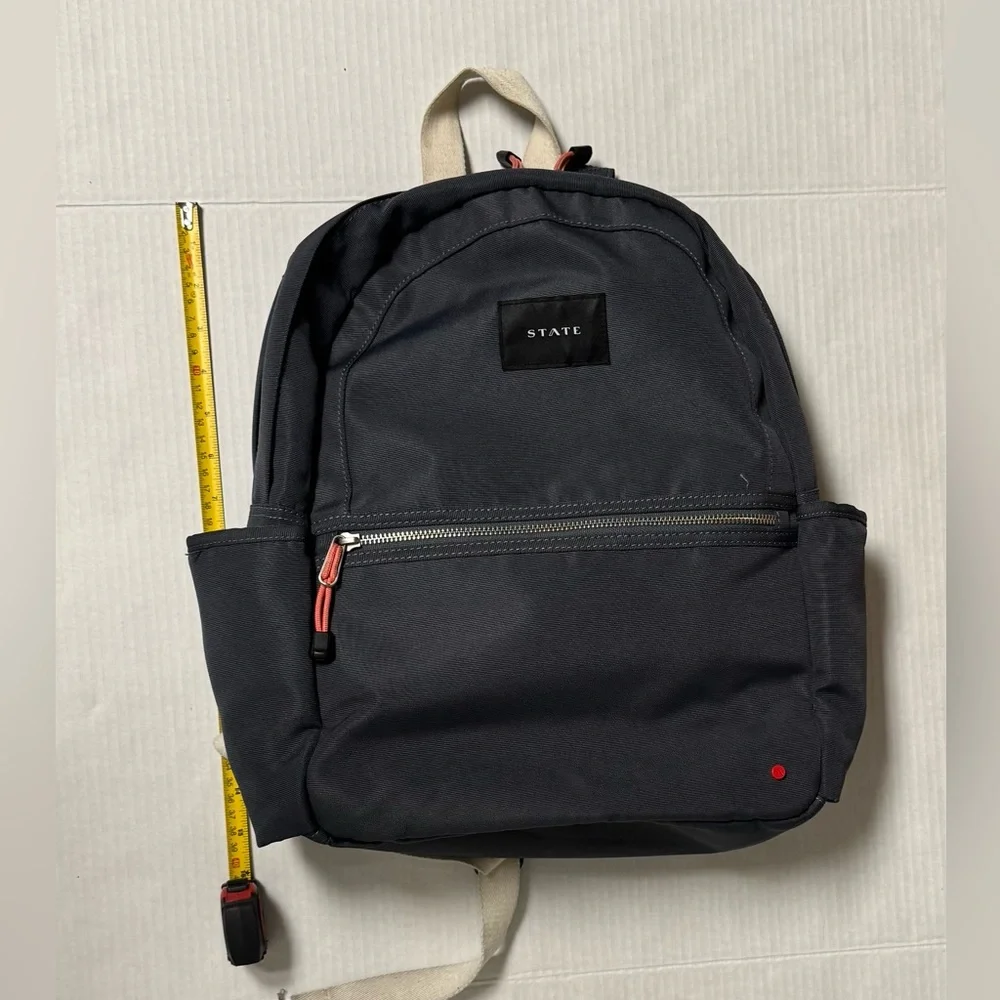 STATE Charcoal and Coral Backpack